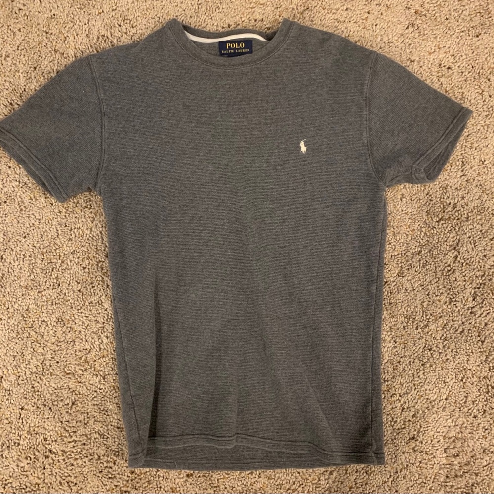 Dark Grey Polo Tee